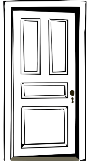 open doorway threshold